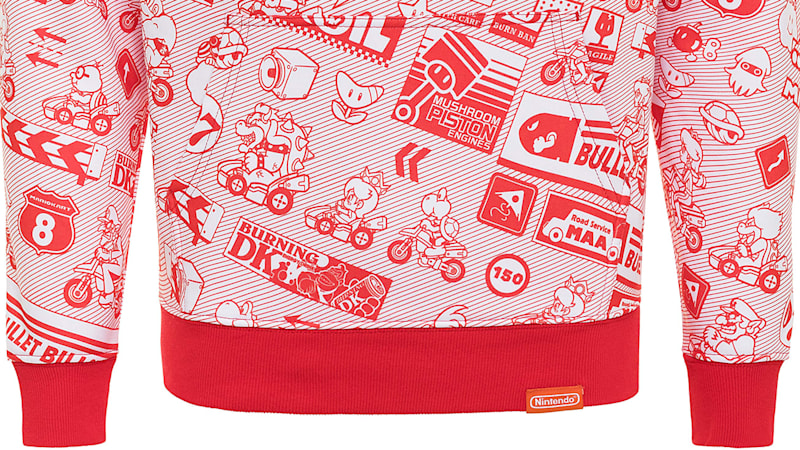 Mario Kart All Over Print Hoodie